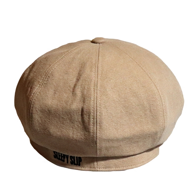 [unisex]SIGNATURE BEIGE NEWSBOY CAP