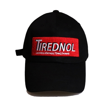 [unisex]TIREDNOL BOX BLACK BALL CAP