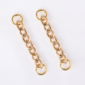 Satin bold gold chain