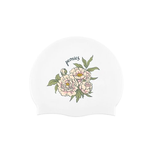 Peony Swimcap White