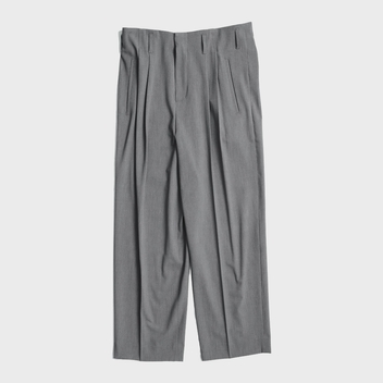 two_tuck pant(Gray)