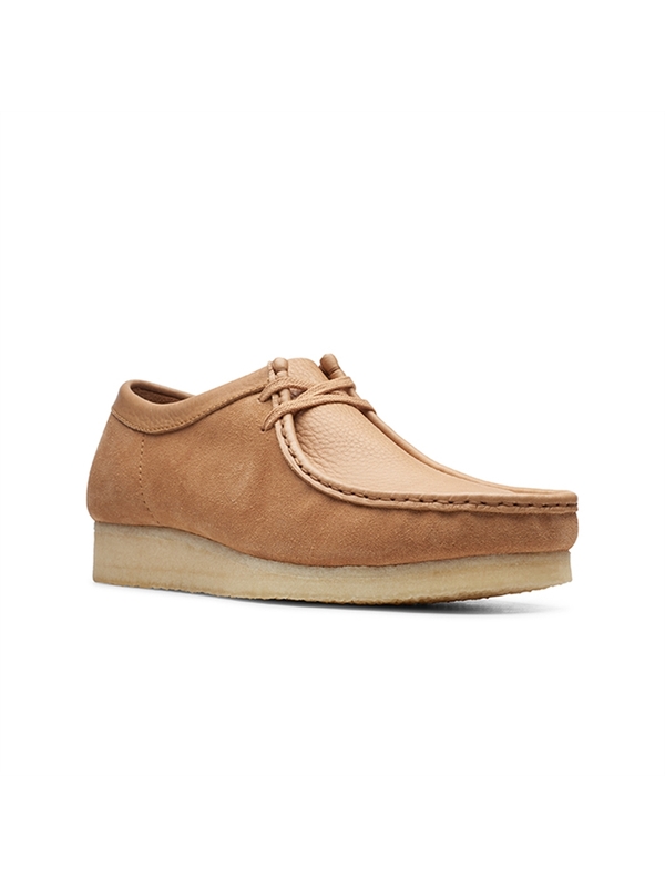 wallabee light tan combi