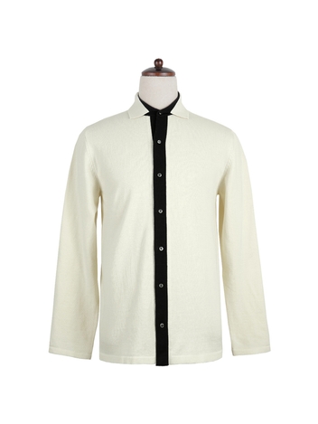14gg Blend Knit Shirts (Ivory)