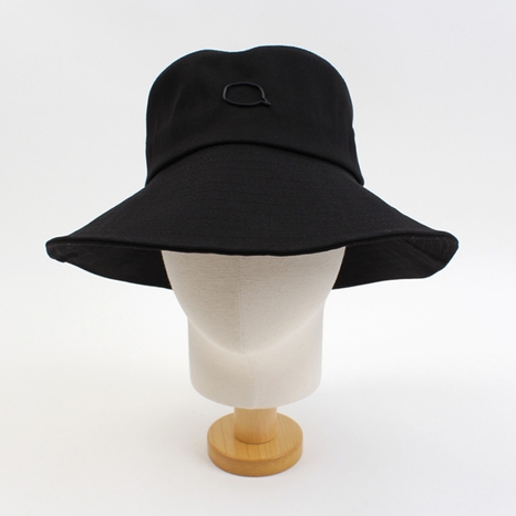 Black Bubble Big Over Bucket Hat