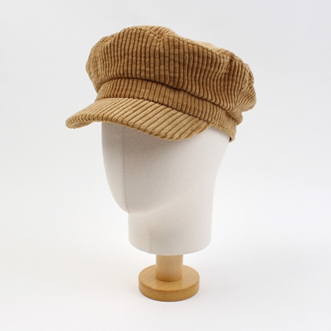 Bold Corduroy Beige Marine Cap