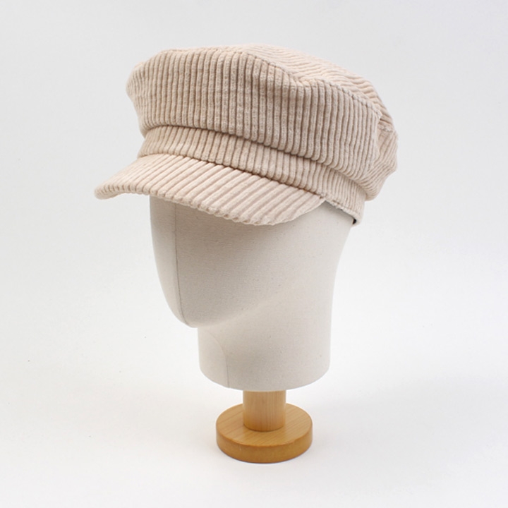 Bold Corduroy Ivory Marine Cap