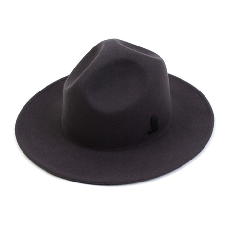 Gray Wool Y Fedora