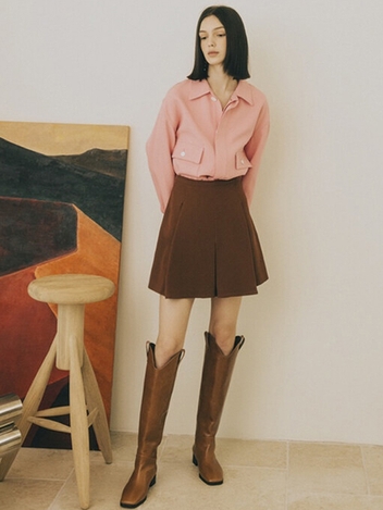 Long boots_Olive R2313b_3cm