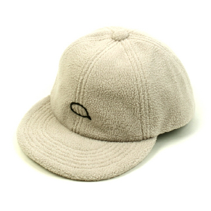 BK Bubble Fleece Ivory Bike Cap