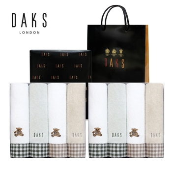 닥스 뉴깅엄체크세면 4매세트 1+1 