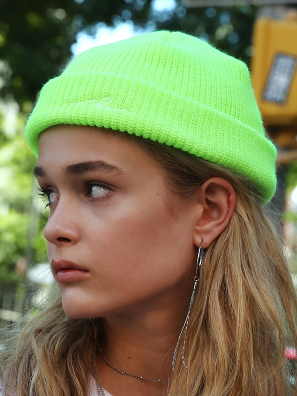 [딘 착용] [unisex]SLEEPING LIME BEANIE