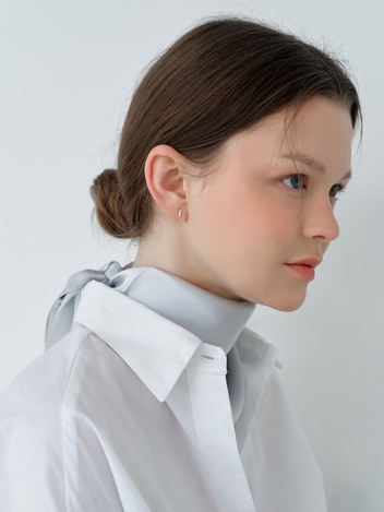 Chic Silk Scarf_Silver Marlin