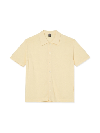 Organic Cotton Half Shirt_Cream