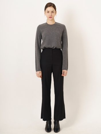 Straight Suiting Trousers ; Black