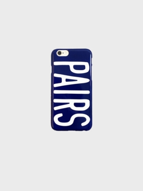 PAIRS MARKER LOGO IPHONE CASE NAVY