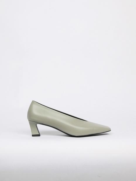 Ivy Pumps Leather Mint Grey