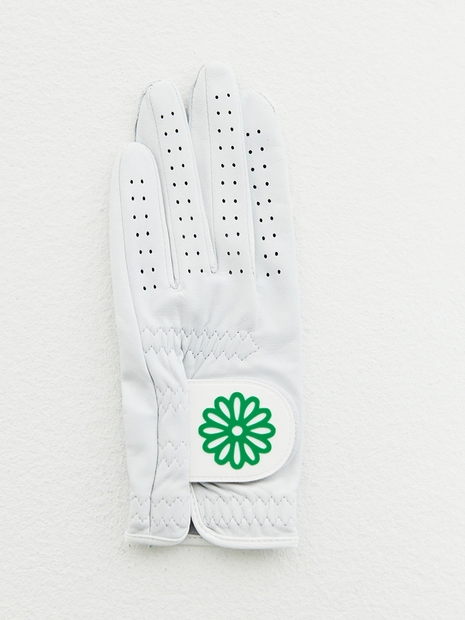 LAMBSKIN GLOVE_WHITE GREEN