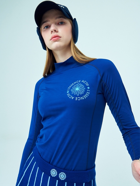 LONG SLEEVE ACTIF TOP_BLUE