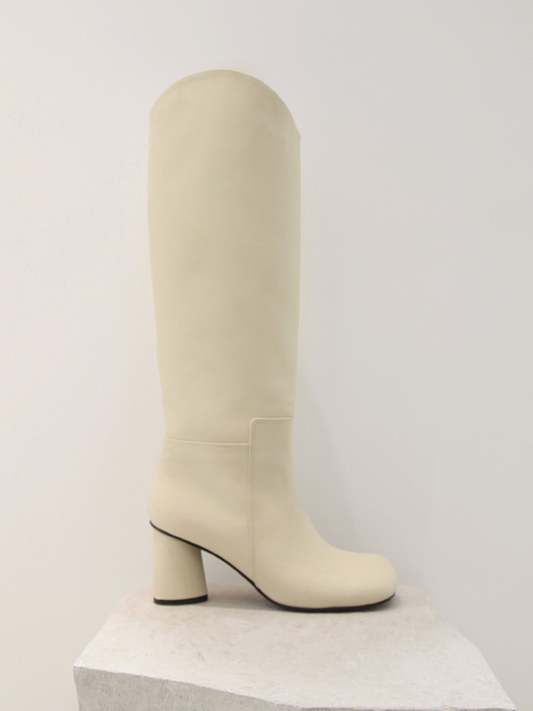 Luna Long Boots Cream