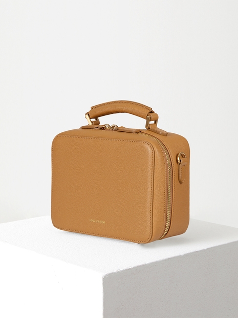 [달샤벳 세리 착용][하임 박스백_카멜] Haim box bag_Camel