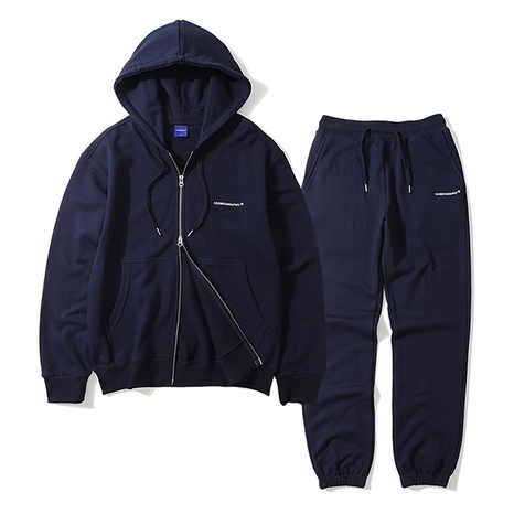 [SET] Hoodie 2way Zip-up + Training jogger NA