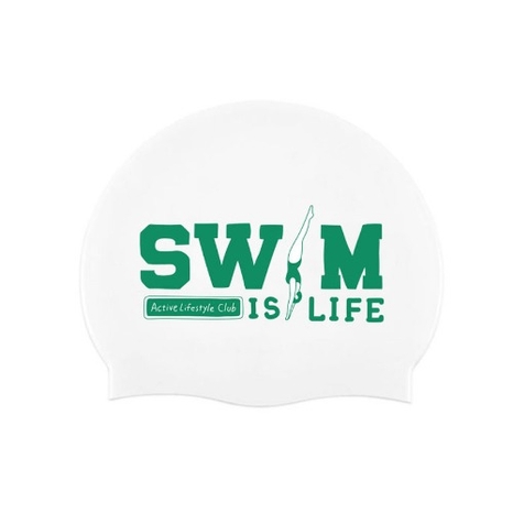 swim is life Swimcap Green