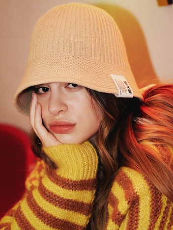 [unisex]BERLIN BEIGE BUCKET HAT