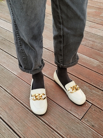 Berry Loafer_Ivory