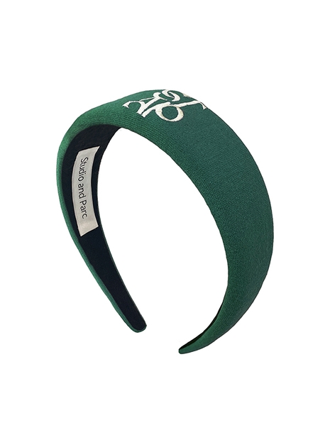 (WOMEN) Emily Logo Hairband_Green