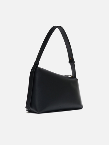 Rowie leather shoulder bag Black