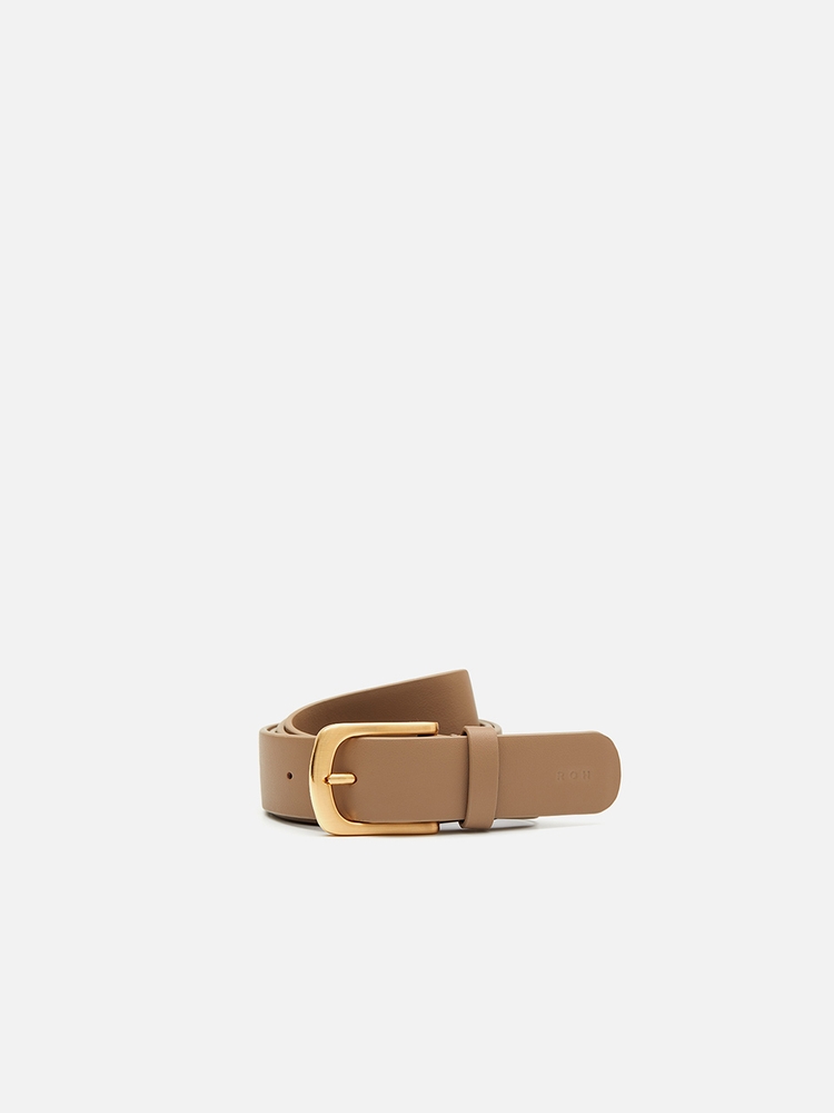 Square Belt Beige