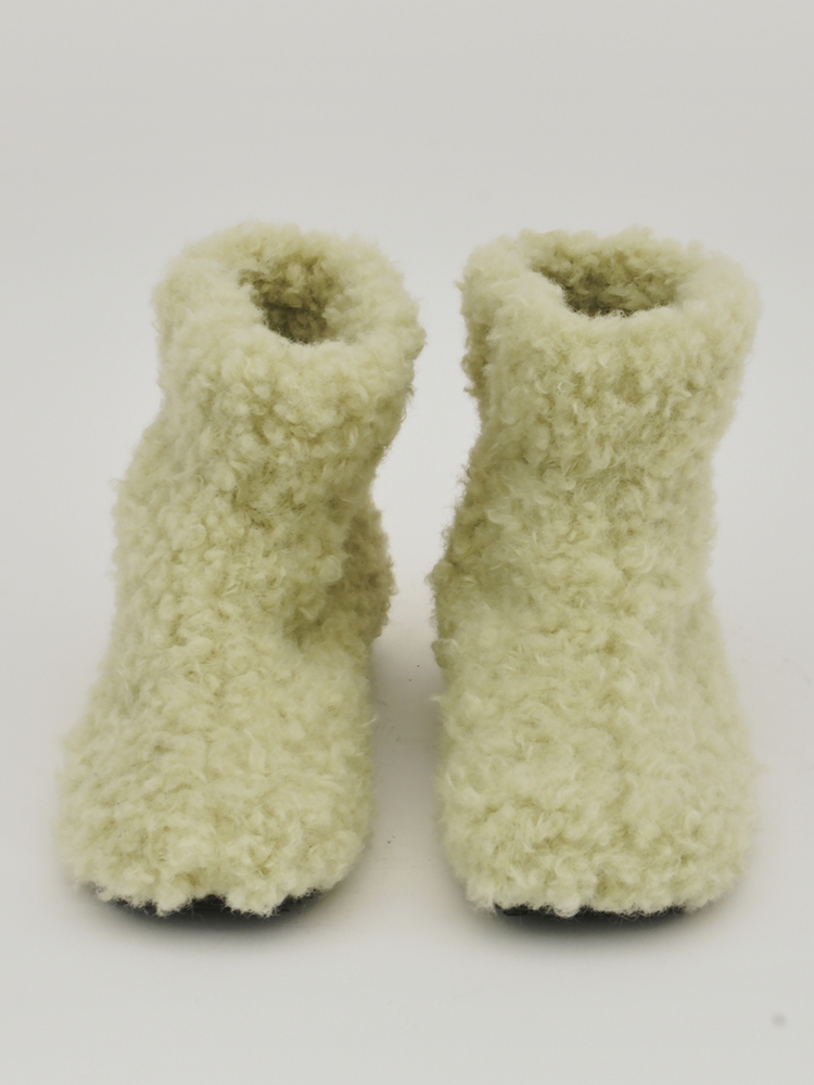 POMPOM  BOOTS-melon