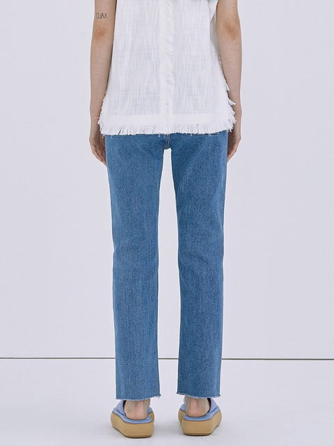 Semi-Bootscut Denim Pants_Blue