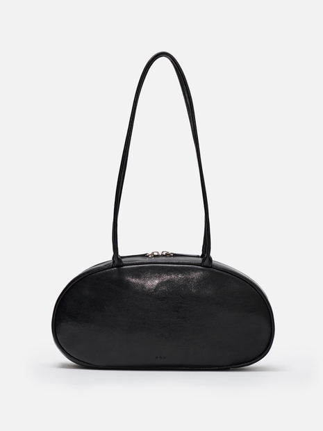 Pebble Medium Shoulder bag Wrinkled Black