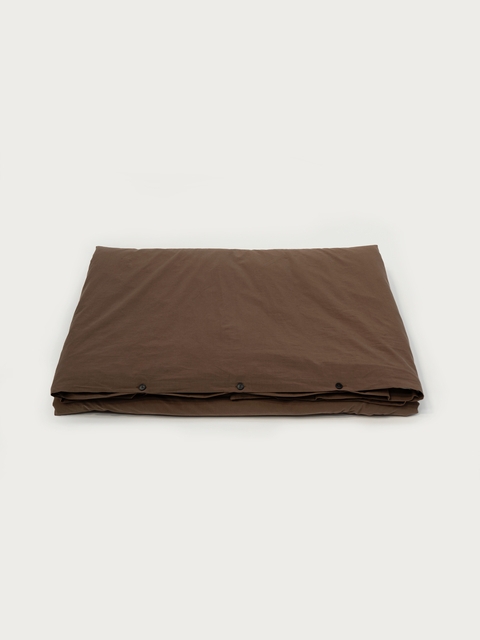 [S/SS] Cotton Duvet Cover (Brown)