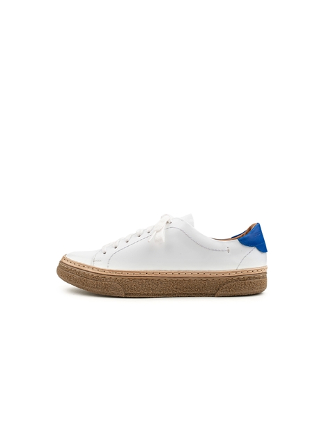 REAL LEATHER LOW TOP_BLUE