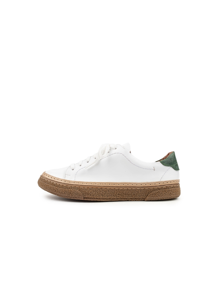 REAL LEATHER LOW TOP_GREEN