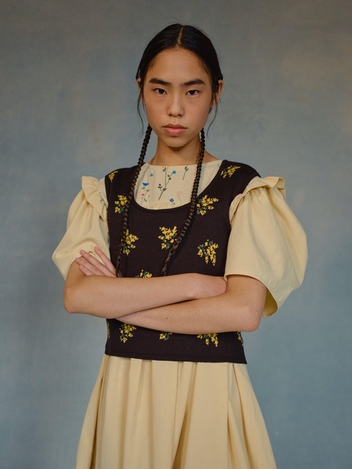 ALLA JACQUARD KNITTED VEST