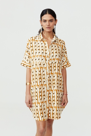 Alba Shirt Dress - Savannah