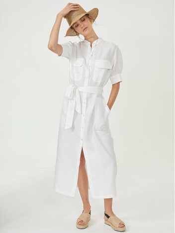 Safari Dress - White