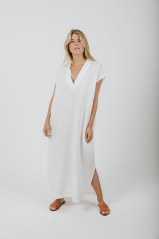 Grecia Caftan - White