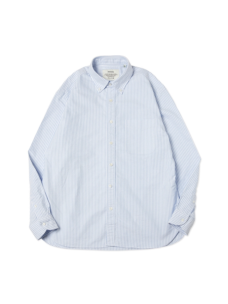 [릴렉스] D-950 Oxford Stripe Shirt (블루)