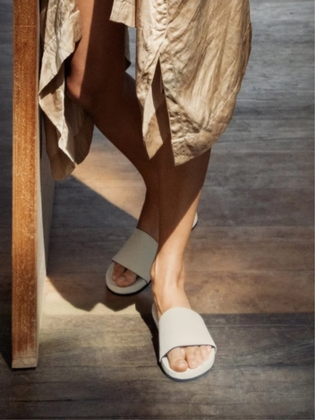 Womens Sandals Slides The Essntls - Sea Salt
