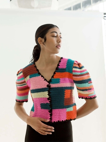 Tini Crochet Cardigan - Multi