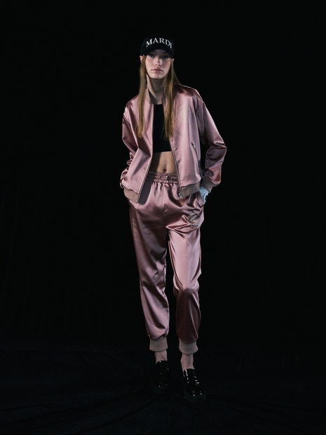 [위즈특가]SATIN EFFECT JOGGER PANTS_INDIAN PINK