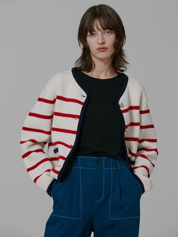 Sailor Stripe Knit Jacket VC2312JK401M 