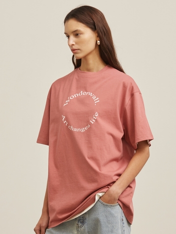 CIRCLE LOGO T-SHIRT ROSE PINK