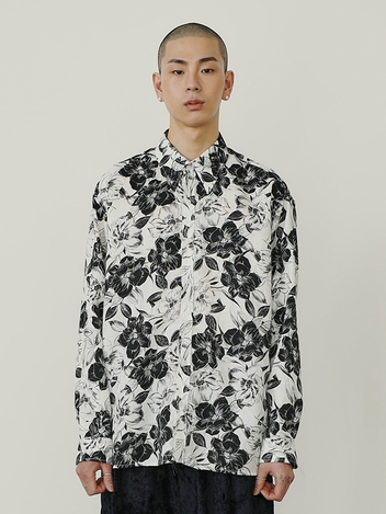 Black Flower Shirt