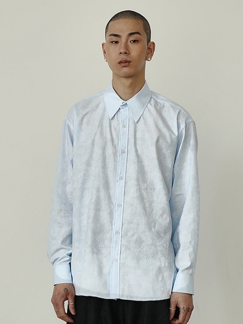 Flower jacquard Shirt