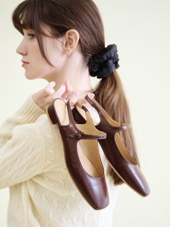 IS_221320 Square Snap Slingback_Choco Brown